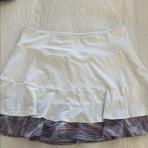 Lija white tennis skirt SMALL